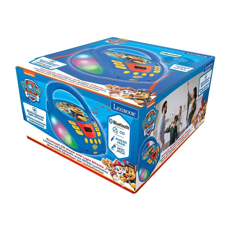 Lecteur CD Bluetooth Effets lum. Pat'Patrouille - 36m+-7