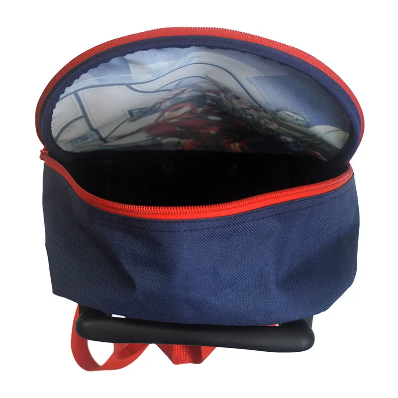 Sac à dos à roulettes maternelle Avengers Multicolore/Argenté - 25x31cm-5