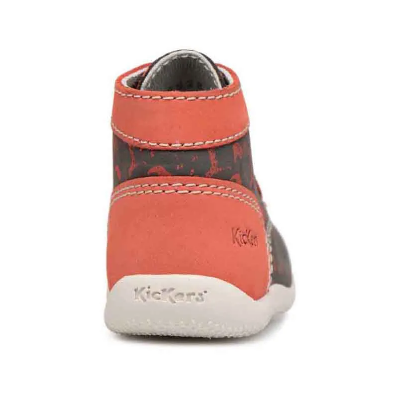 Bottillons Bonbon - Gris/Orange-4