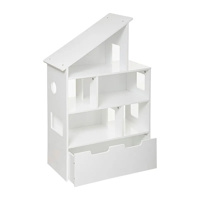 Étagère Coffre à roulettes maison - 64,5x30x103,5cm-0