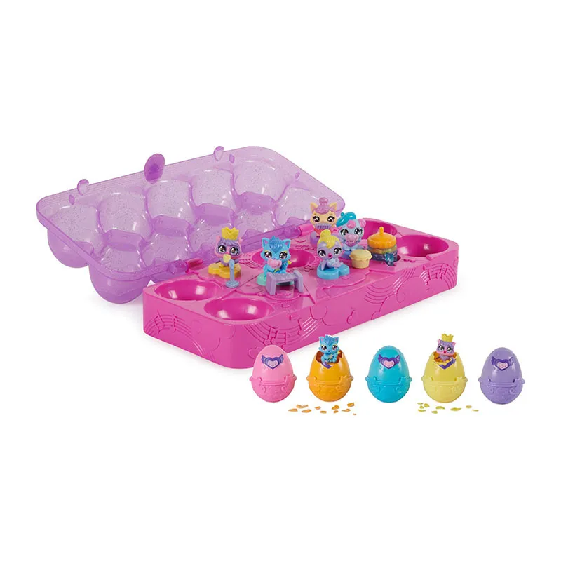 Boîte 5 oeufs + Accessoires Hatchimals Aléa. 18pcs - 36m+-0