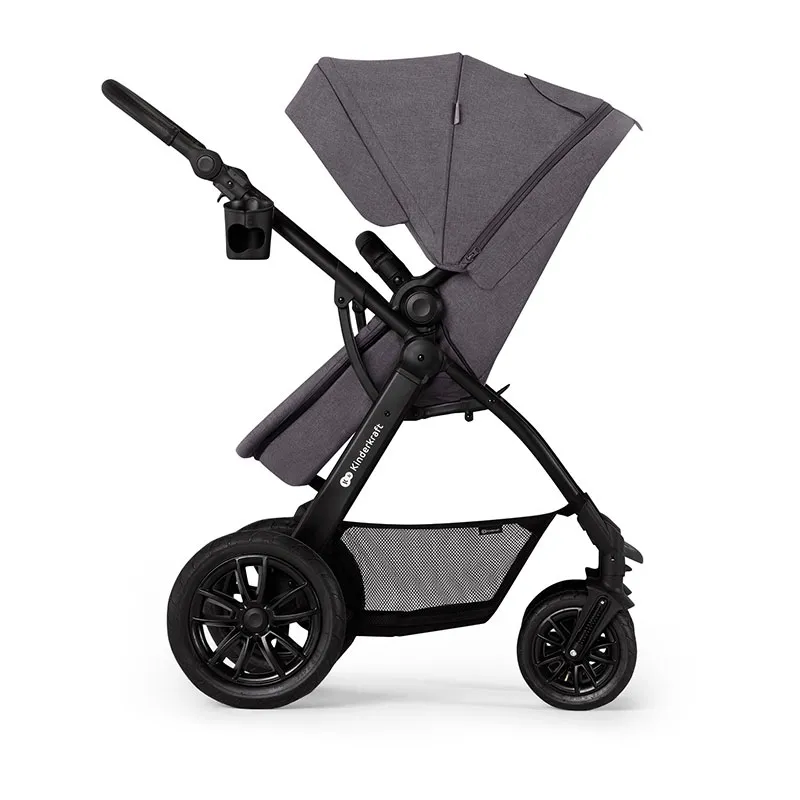 Poussette 3en1 Xmoov Mink Pro Gris foncé - 0m+-4
