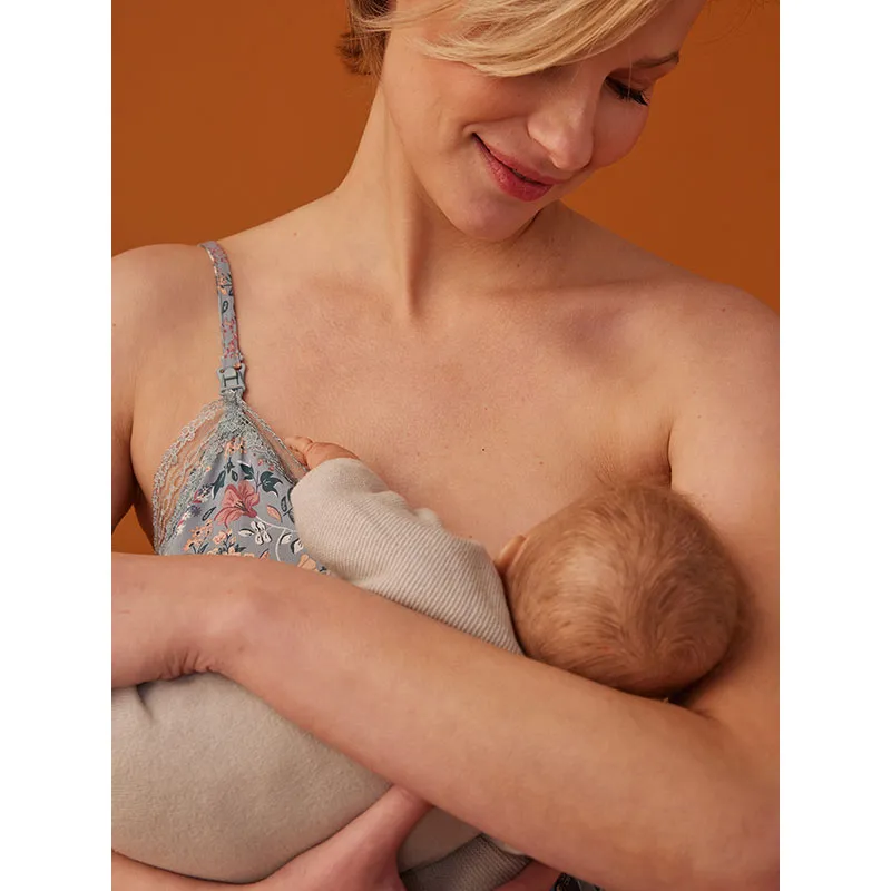 Nuisette de grossesse aop - Bleu-2