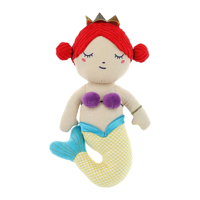 Poupée chiffon La petite Fille Reine 28cm - 10m+-1