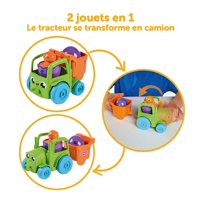 Tracteur transformable 2en1 - 12m+-16