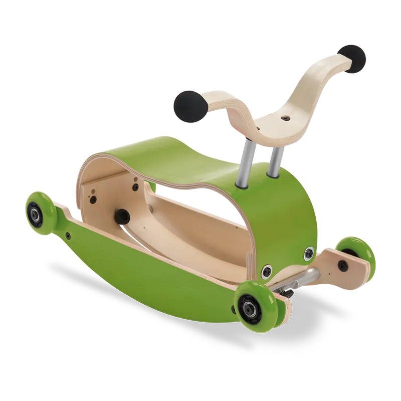 Porteur/Bascule 2en1 Mini Flip Vert - 9m+-1