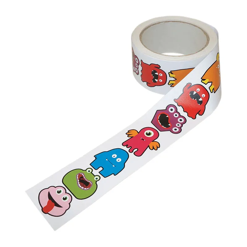 Stickers rouleau Monstres - 450pcs-0