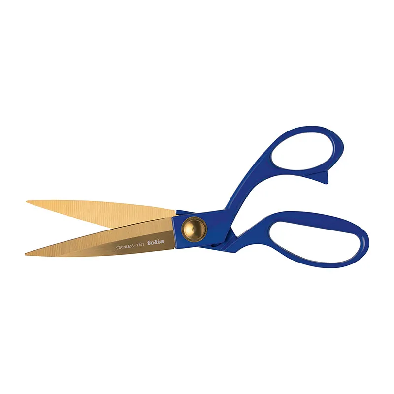 Ciseaux de bricolage premium L.20,1cm - Bleu doré-2