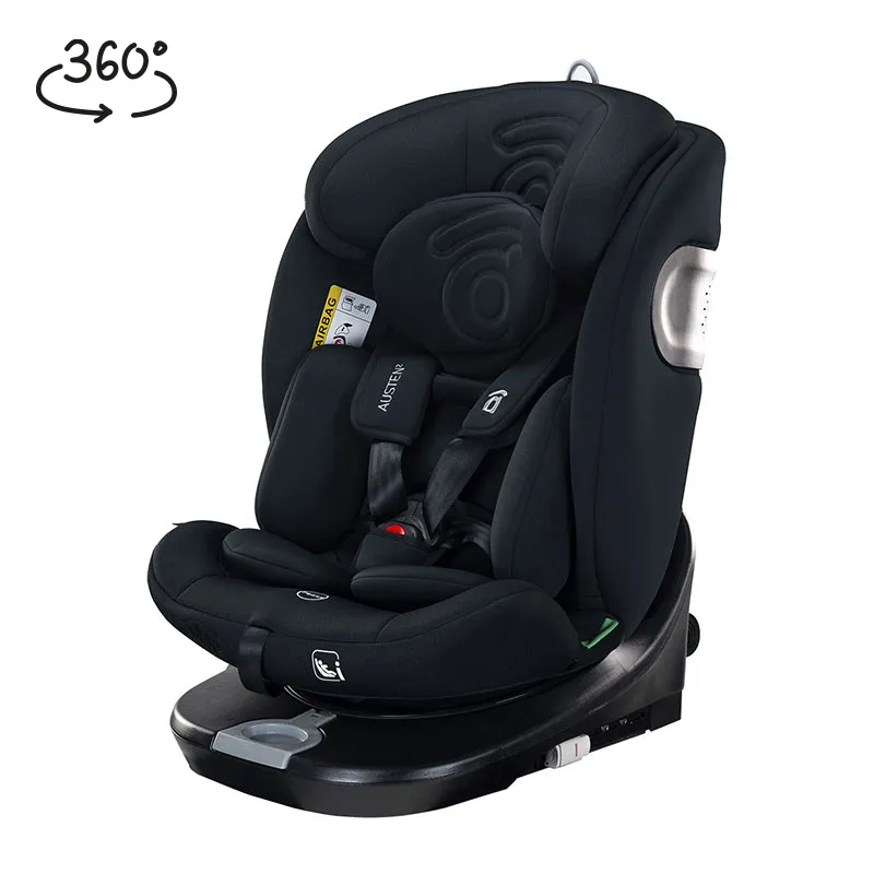 Siège-auto 360° I-Size/Isofix Austen 2 40 à 150cm - Noir-0