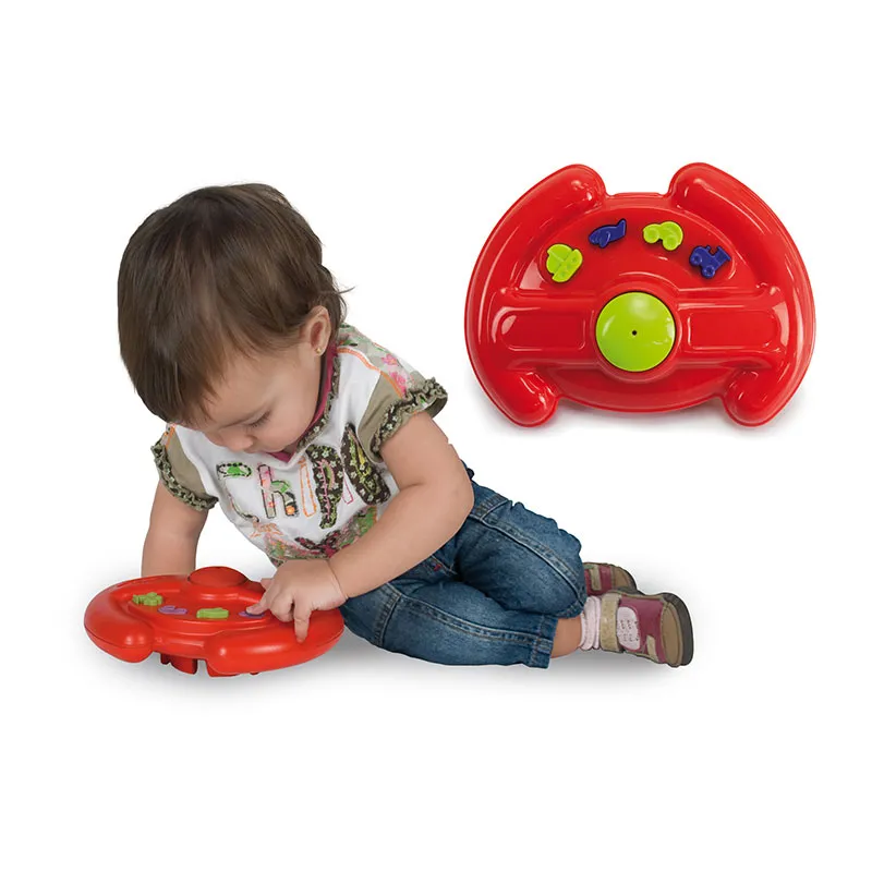 Bebeboutik Porteur Voiture Diavolo 9en1 Rouge Gris 10m