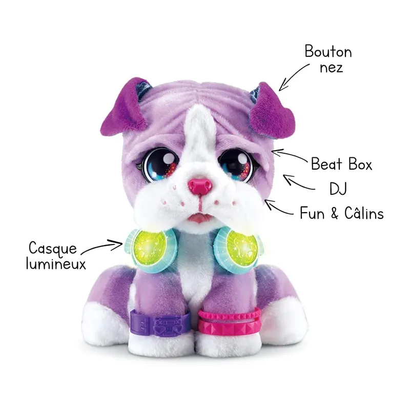 Peluche interactive DJ Beat Boxer - 4+-2