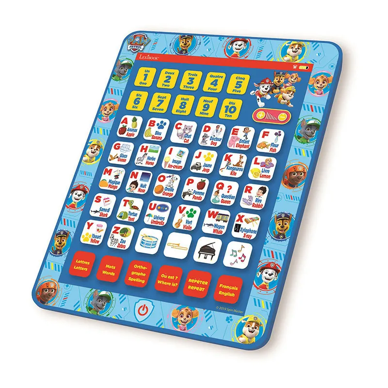 Tablette Bilingue FR/ANG Pat'Patrouille - 36m+-1
