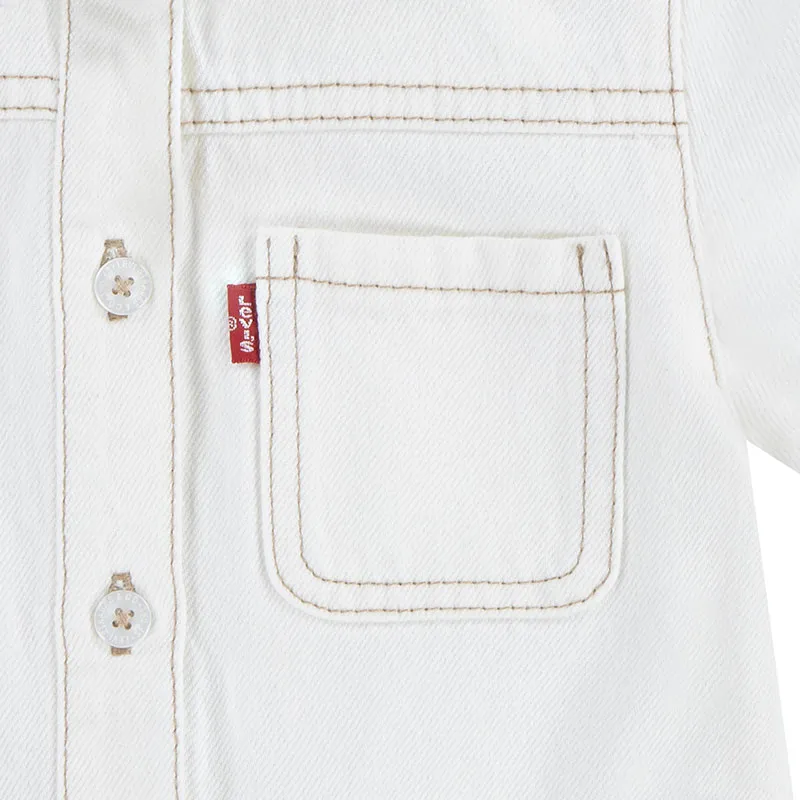 Robe chemise jean Organic Utility - Natural-3