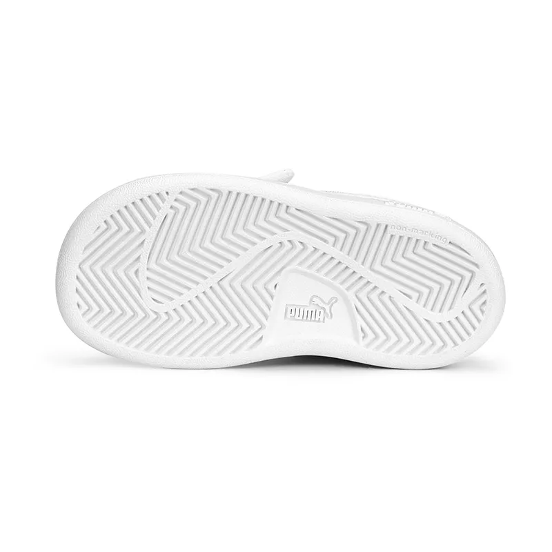 Baskets Bébé Smash Puma - Blanc/Rouge-2