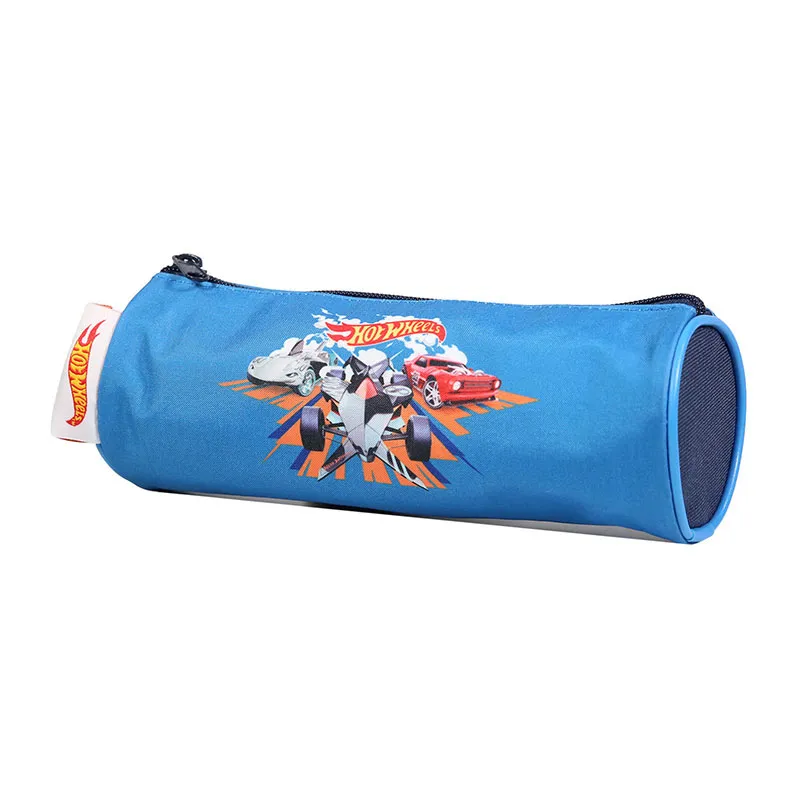 Trousse ronde Hot Wheels Bleu - 22x7cm-1