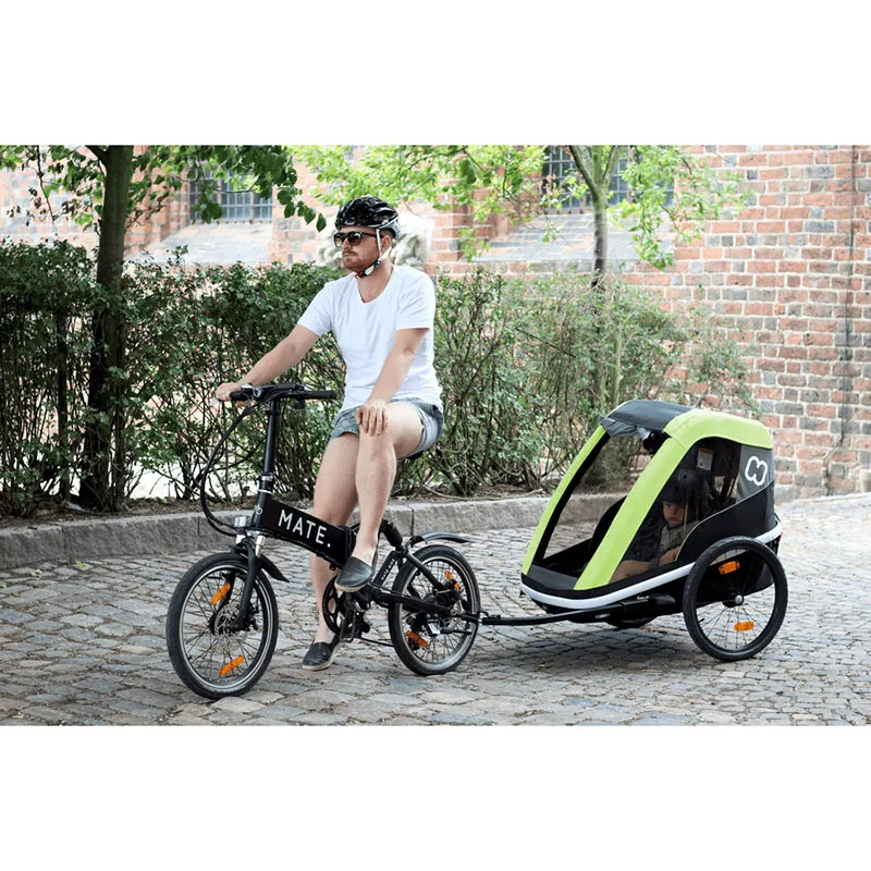 Remorque vélo Avenida Twin Citron- 6m+-3