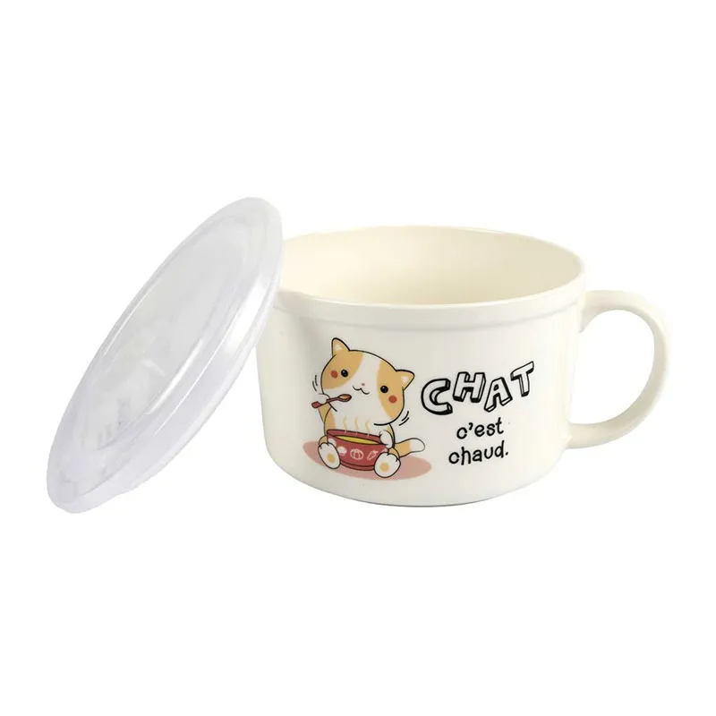 Bol avec couvercle Kawaii Aléat. - ø13cm-7