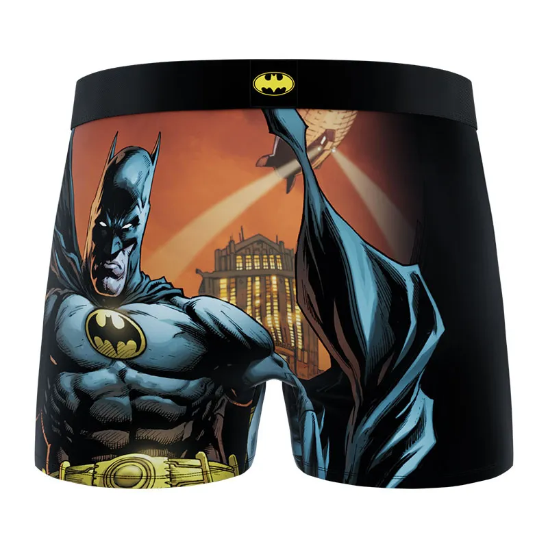 4 Boxers Homme DC Comics - Noir/Jaune/Rouge/Blanc/Bleu-2