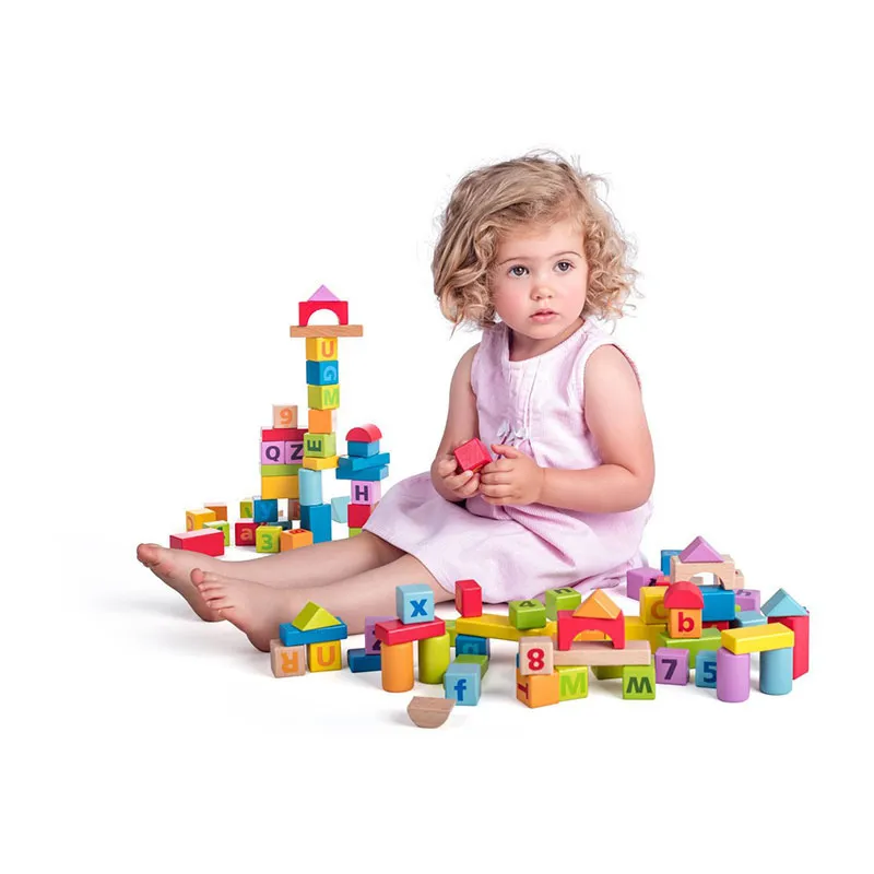 Blocs de construction Alphabet & Chiffre 60pcs - 24m+-3