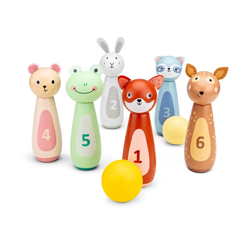 Bowling des animaux avec livre de musique- 36m+-3