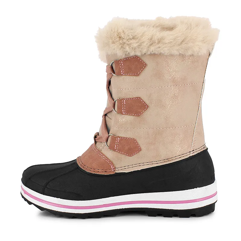 Bottines Canadienne Elisa Femme - Perle-1