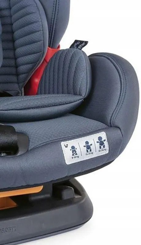 Siège-auto Isofix/Ceinturé Akita Fix Air Gr.1/2/3 - Ink air-8