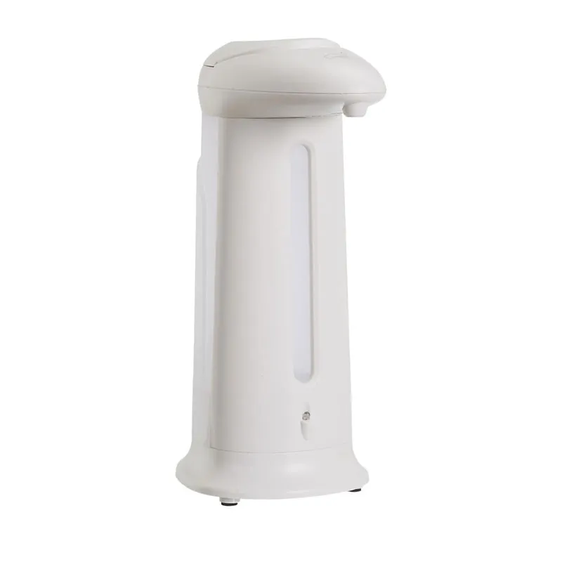 Distributeur de savon auto Blanc - 8x9x20cm-0