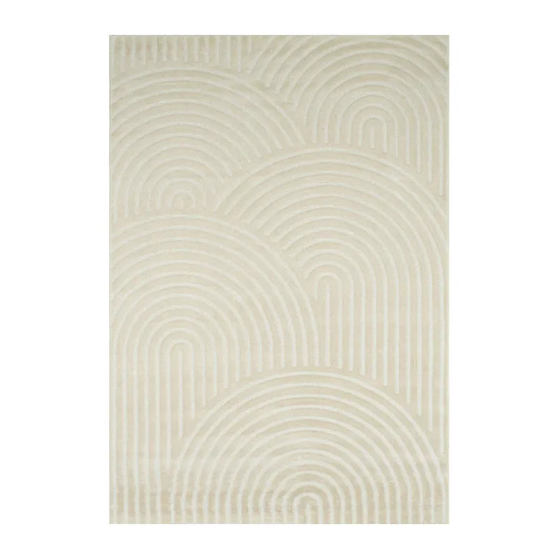 Tapis Bianca circle - Crème-0