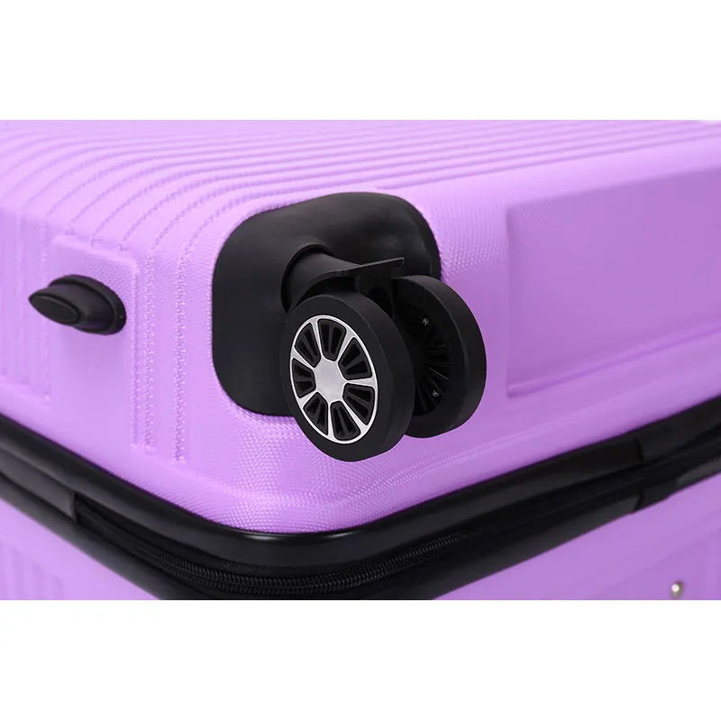 Set de 3 valises Vera 55/65/75cm - 43/65/94,5L - Orchidée-7