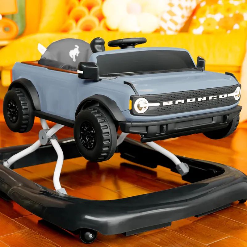 Trotteur 4en1 avec volant interactif amovible - 6m+-2