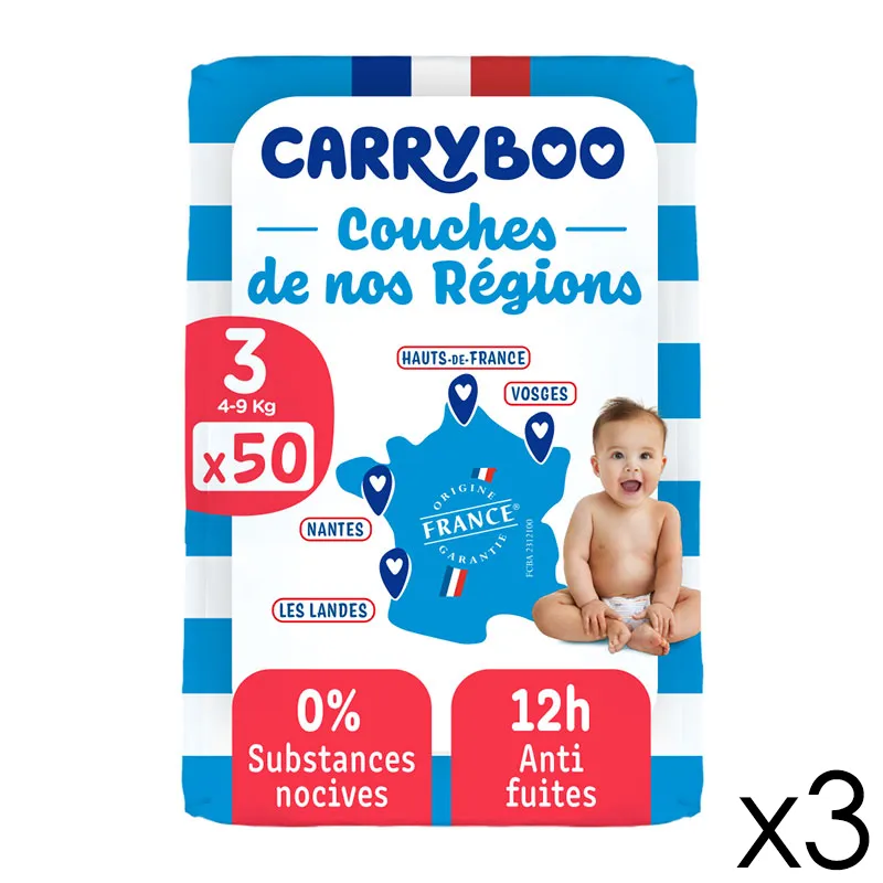 Couches Anti-Fuites Confort T3/4-9kg - 150 couches-4