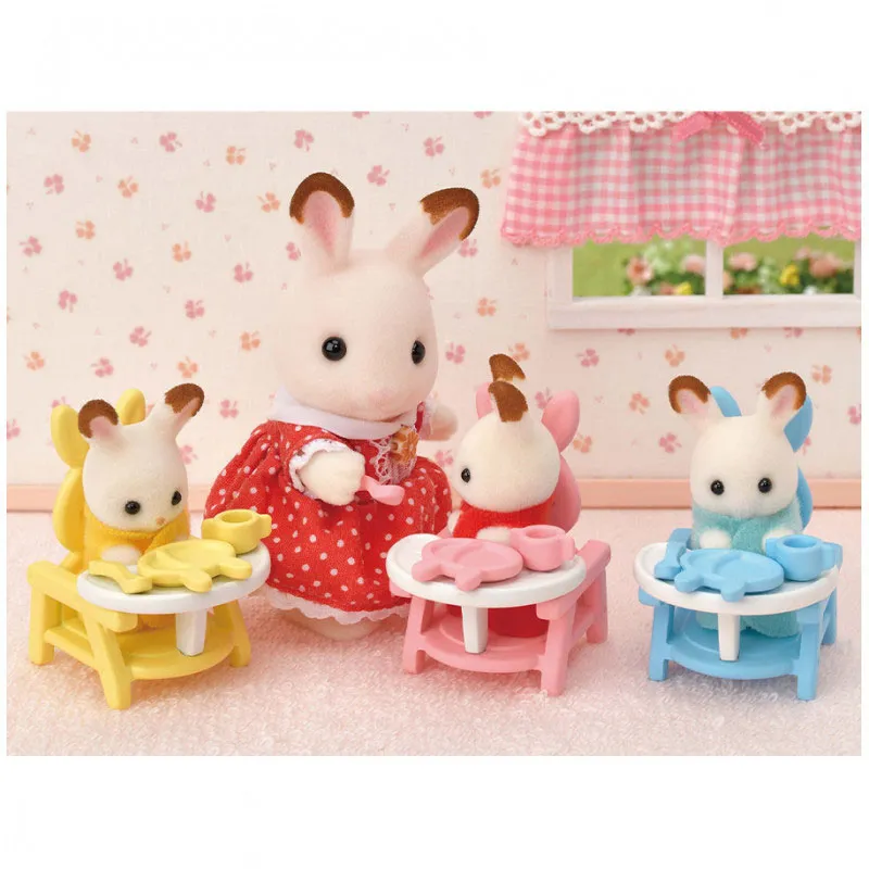 Triplés lapin chocolat & accessoires - 19pcs-4