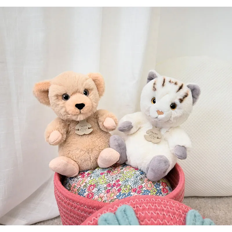 Peluche Lionceau Doux Stretch - 20cm-1