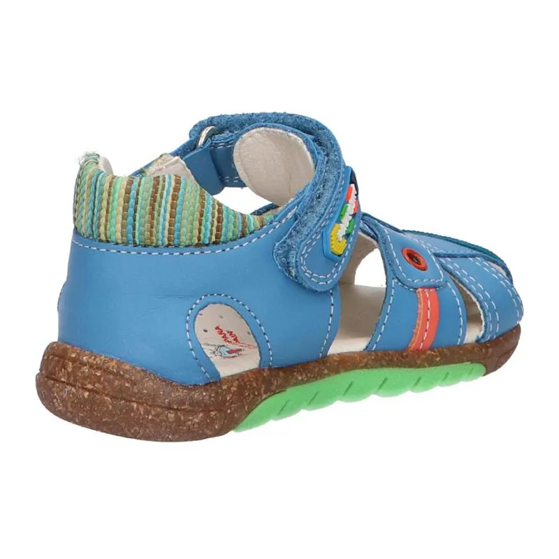 Sandales scratch Rivet - Bleu-5