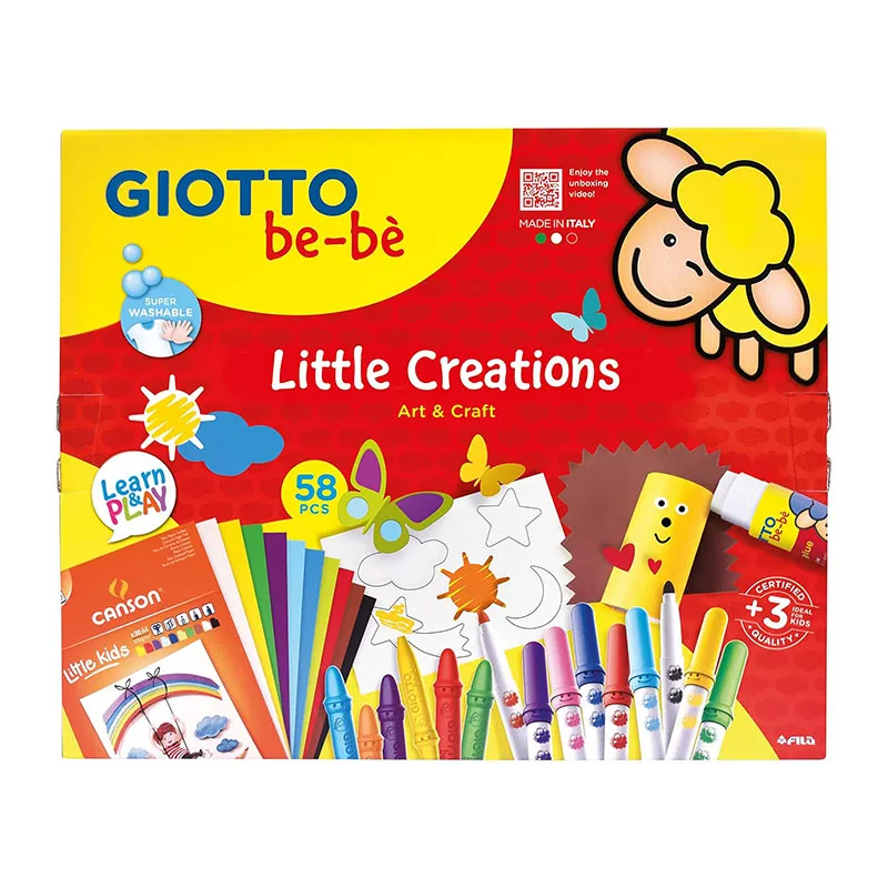 Kit créatif Coloriage & Collage Art&Craft Be-bè - 30pcs-0