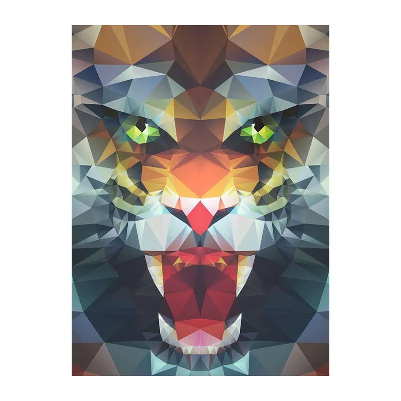 Puzzle Lion de polygone 500pcs - 12+-1