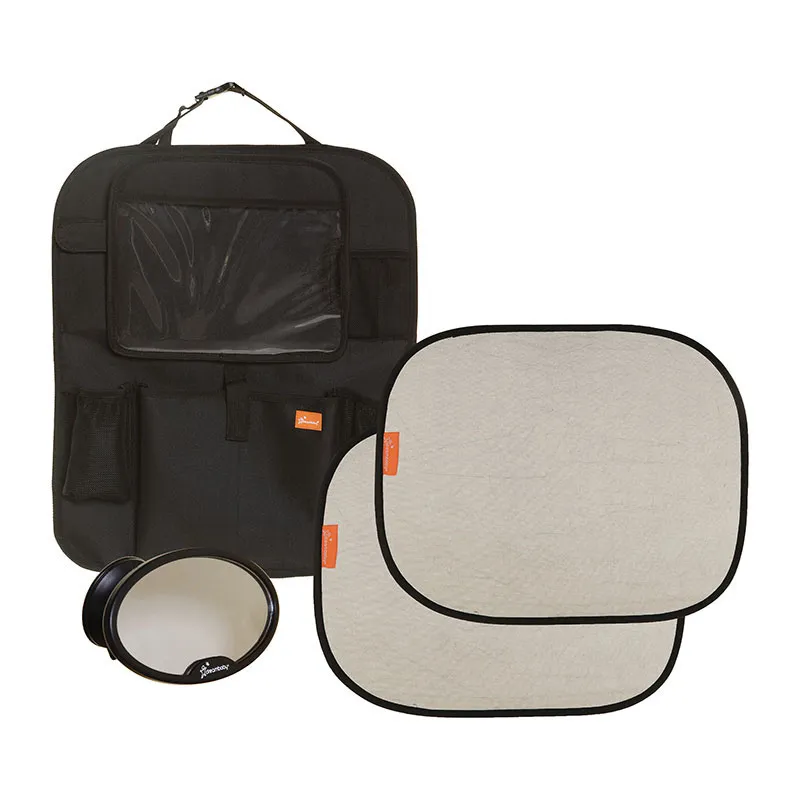 Kit Accessoires Voiture Enfant Noir 4pcs - 0m+-0