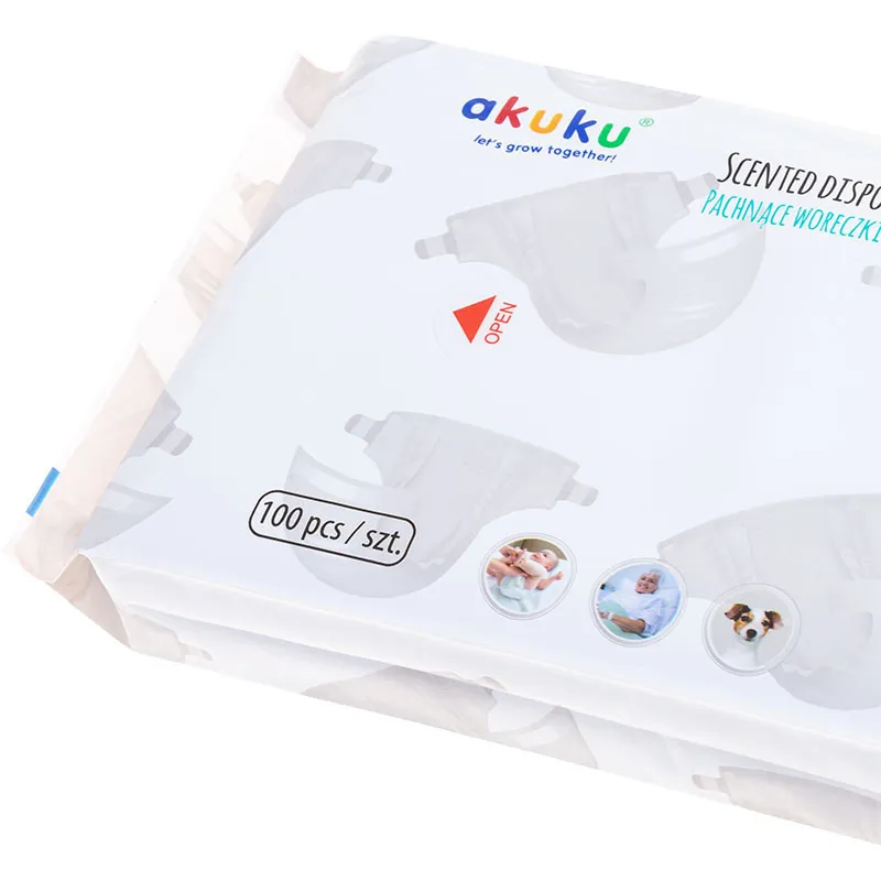 100 Sachets jetables parfumées pour couches-3