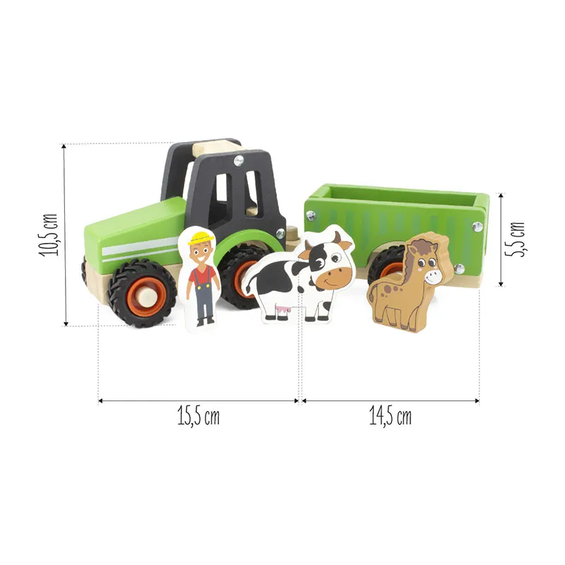 Tracteur et remorque - 18m+-6