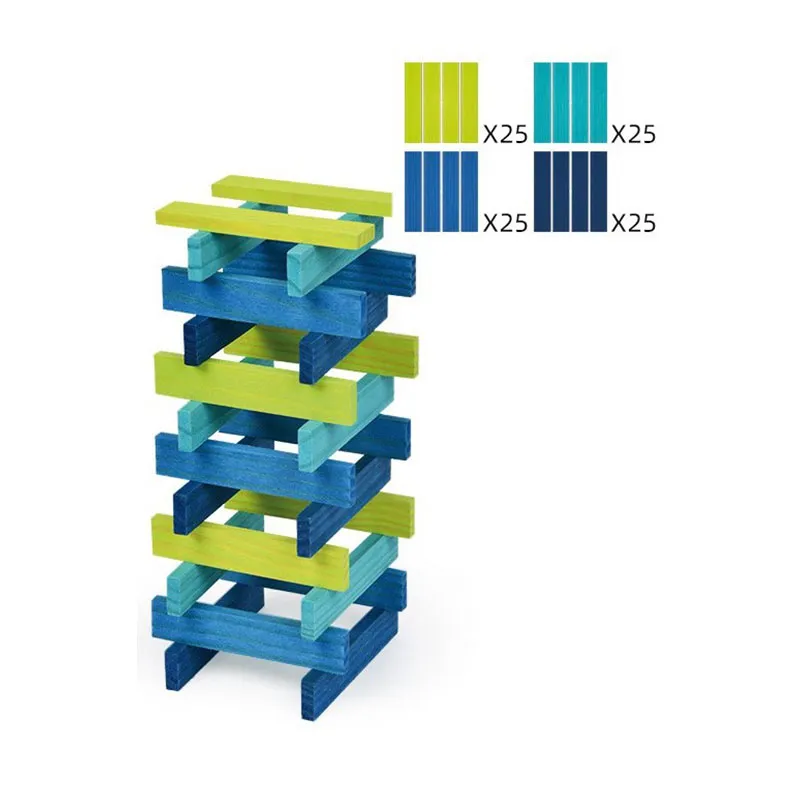 Blocs de construction Cool Colors 100pcs - 4+-1