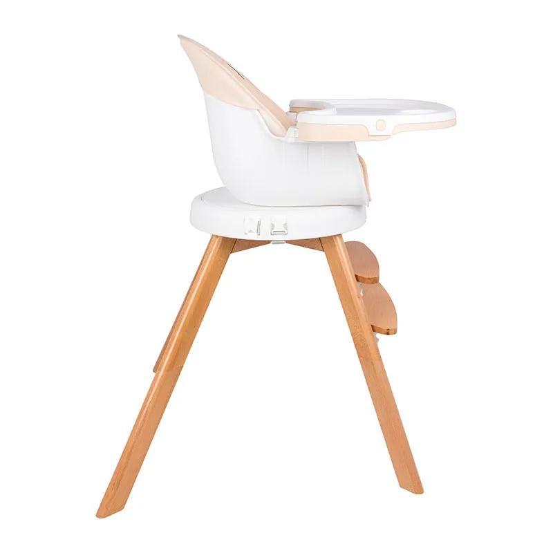Chaise haute évolutive 3en1 Rotax Beige - 6m+-2
