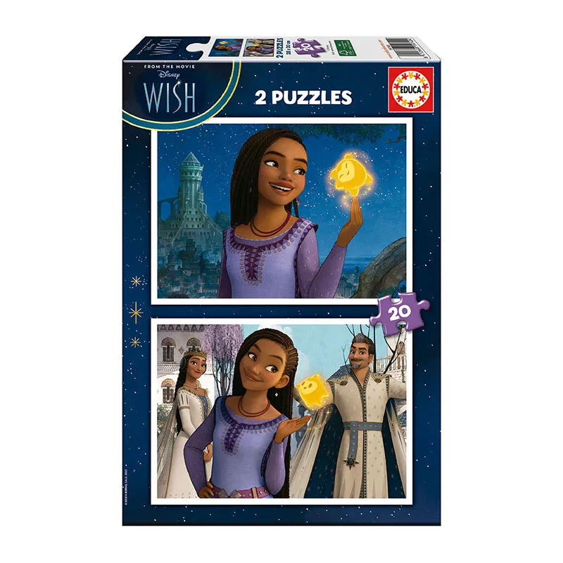 2 Puzzles Wish 2x20pcs - 36m+-0