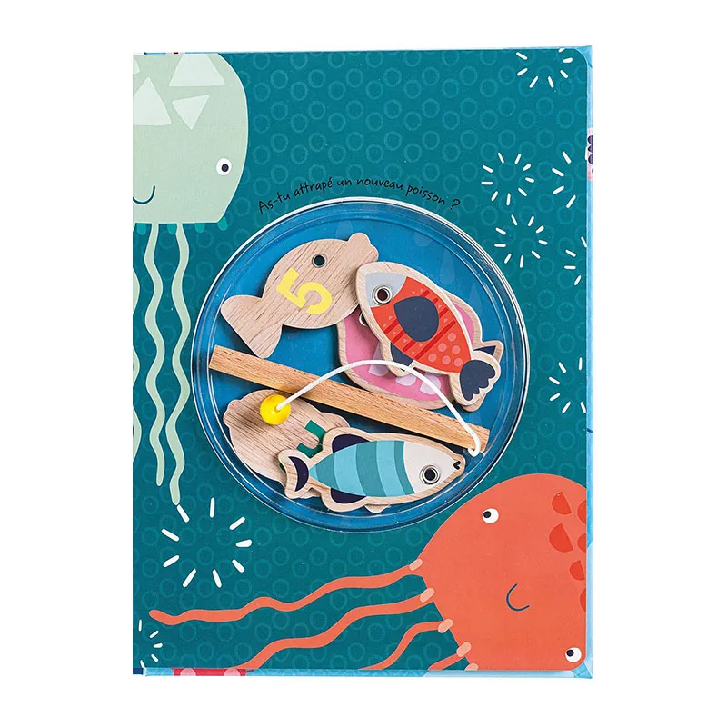 Livre jeu 1,2,3 … Petits poissons - 36m+-2
