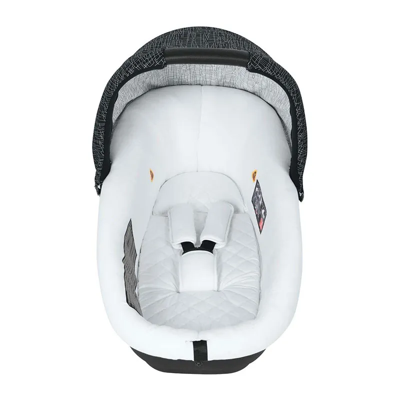 Trio Poussette tout terrain Nova 4R + Cosi Rock sans base + Nacelle Amber2 + Adaptateurs Frequency Pink/Noir - 0m+-8