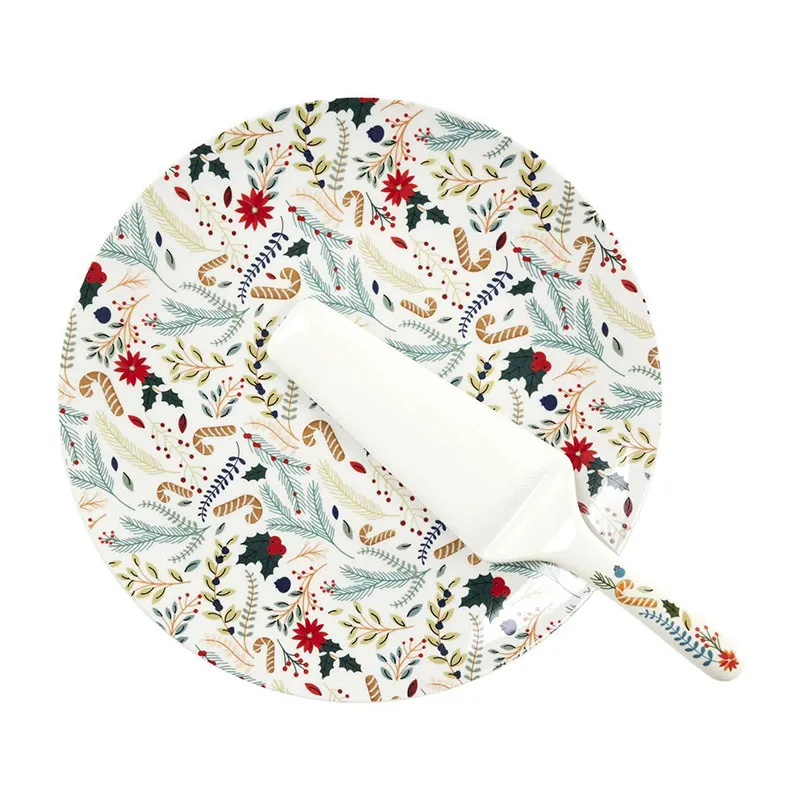 Plat à tarte + Pelle - 38,5x4x31,3cm-0