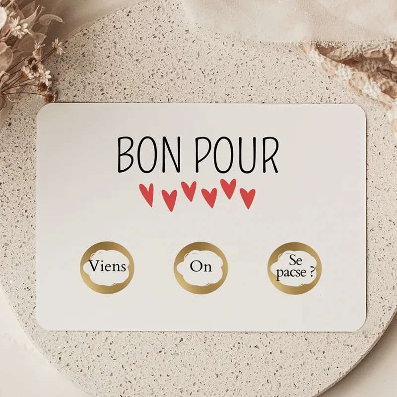Carte à gratter A6 - Trio d'amour-2