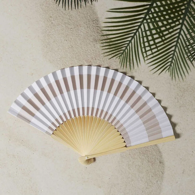 2 Eventails Bois Dolce Vita - Beige-1