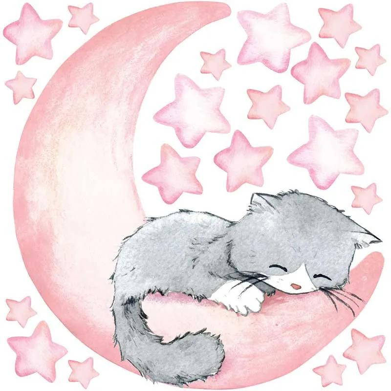 Stickers - Chat & Étoiles magiques-3