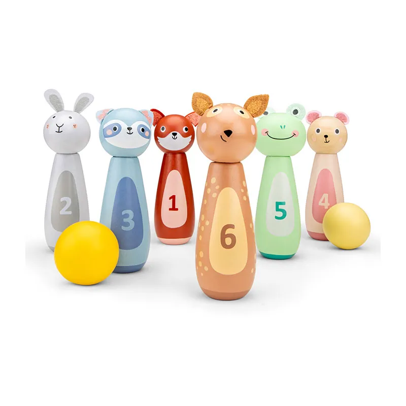 Bowling des animaux avec livre de musique- 36m+-0