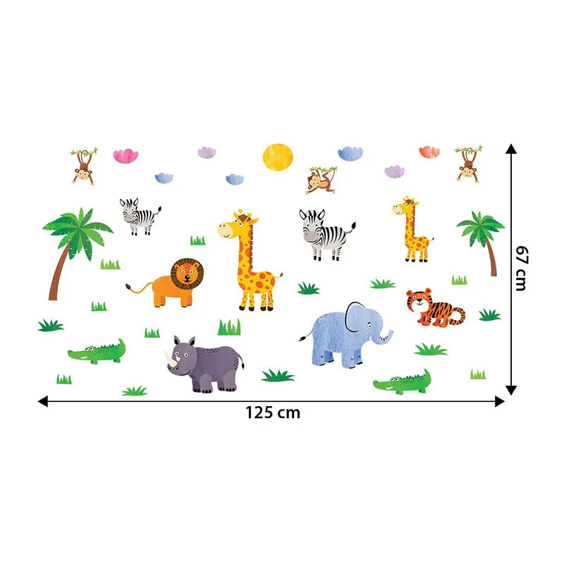 Stickers - Animaux de la jungle-3